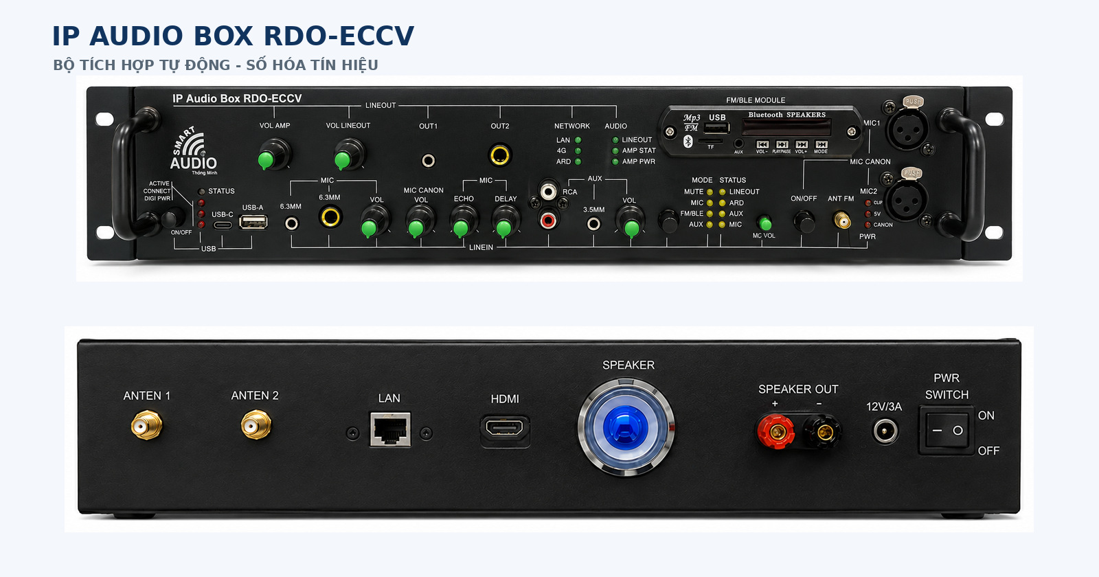 Hình sản phẩm IP Audio Box RDO-ECCV